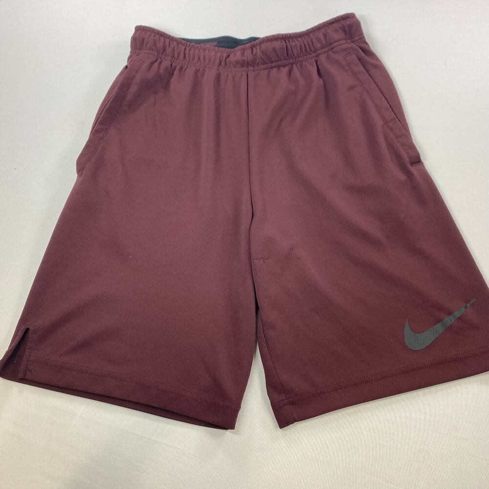 Nike Dri‑Fit Burgundy Basketball Shorts • Size Small • Pockets